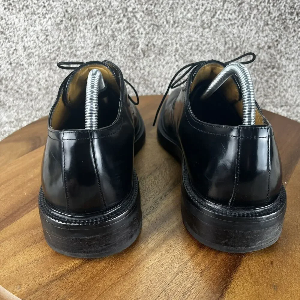Cole Haan Black Leather Plain Toe Oxford Men 10 M Dress Shoes C02506 - Picture 5 of 10
